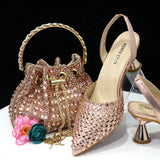 New Versatile Elegant Ladies Shoes And Bag Set