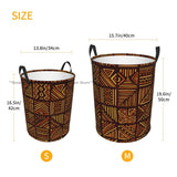 African Ethnic Tribal Style Laundry Basket