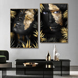 African Woman Portrait Wall Art Posters