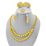 New Tassle Gold Plated Adornment Jewellery Set