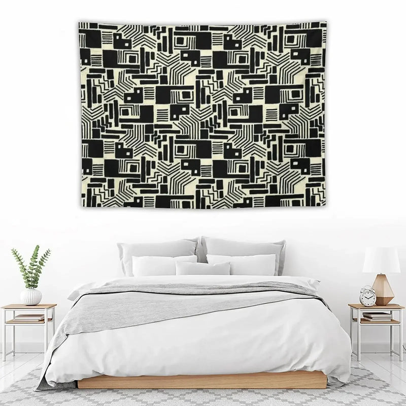 New Tribal Circuit Board Tapestry Wall Decor