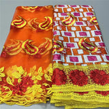 African Basin Riche Brode Fabric