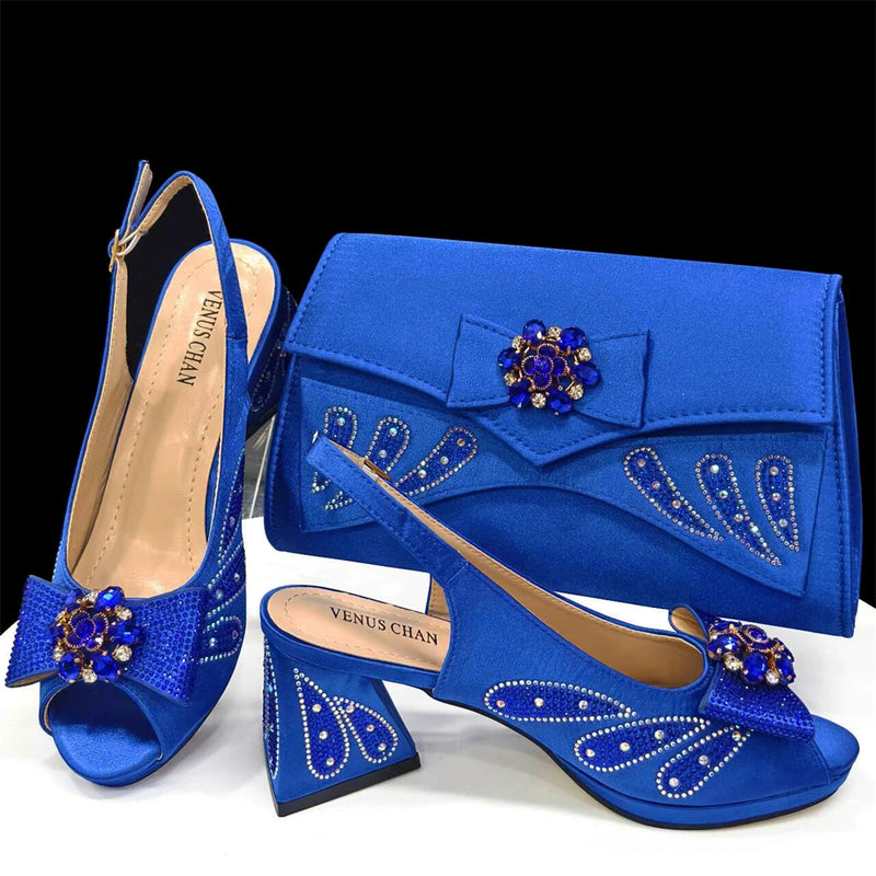 New doershow African fashion Italian Shoes And Bag Sets