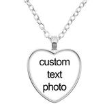 New Personalized Custom Heart Shape Pendant Necklace