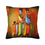 Africa Women Ethnic Style Soft Luxury Pillow Cases