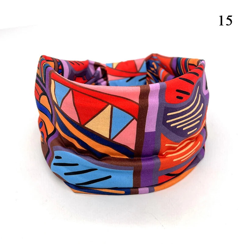 New African Pattern Print Headband