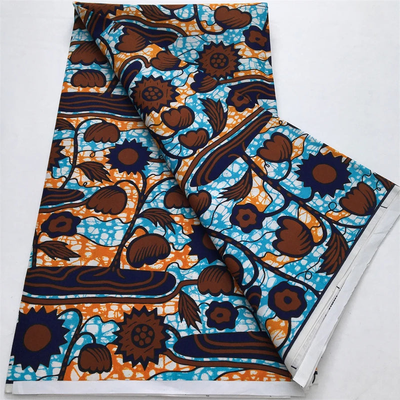 African Wax Block Batik Dutch fabric