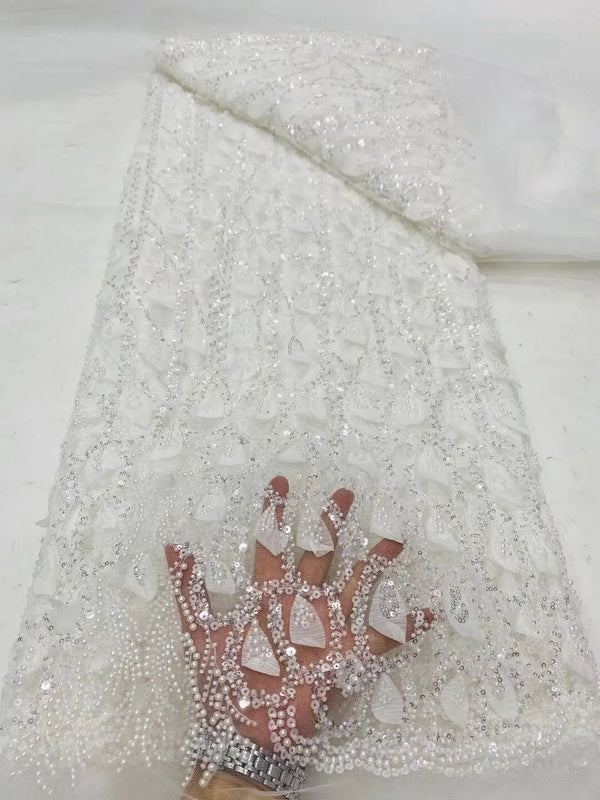 Nigerian Tulle Lace Fabrics