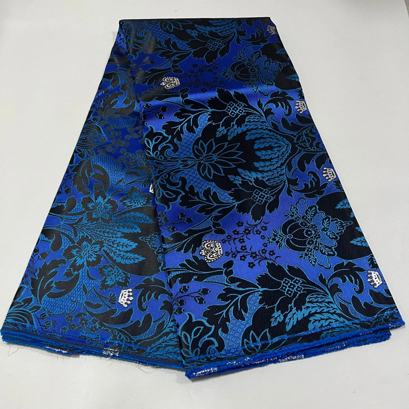 High Quality 3D Damask Embroidery Headtie Fabric