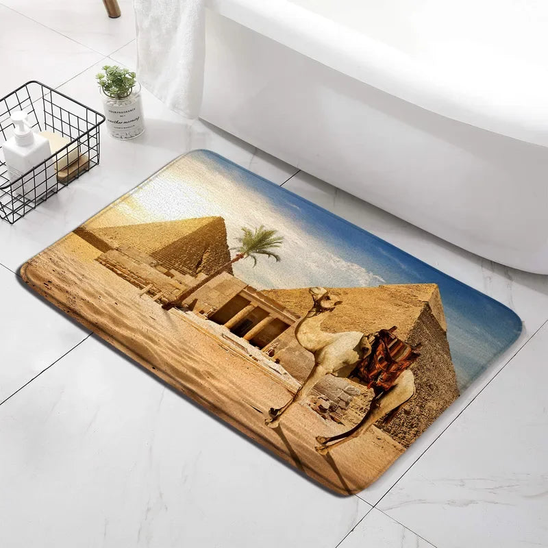 New Vintage Egyptian Bath Mat Set