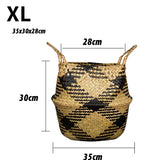 New Rattan Seagrass Plant Flower Pots