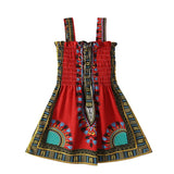 Summer Fashion Style African Children Polyester Printing Dress