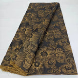 New Green African Brocade Jacquard Fabric