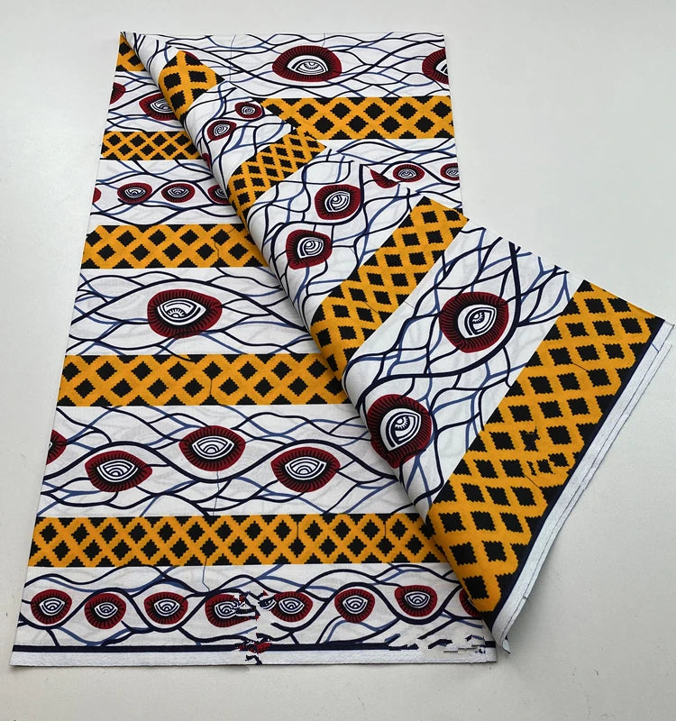 High Quality 100% Cotton Ghana Style Fabric