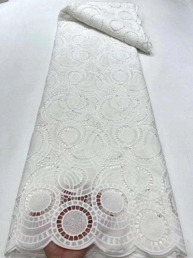 High Quality Voile Swiss Lace Fabric