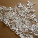 1yard embroidered flower lace