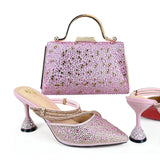 New Women Shoes and Bag Set