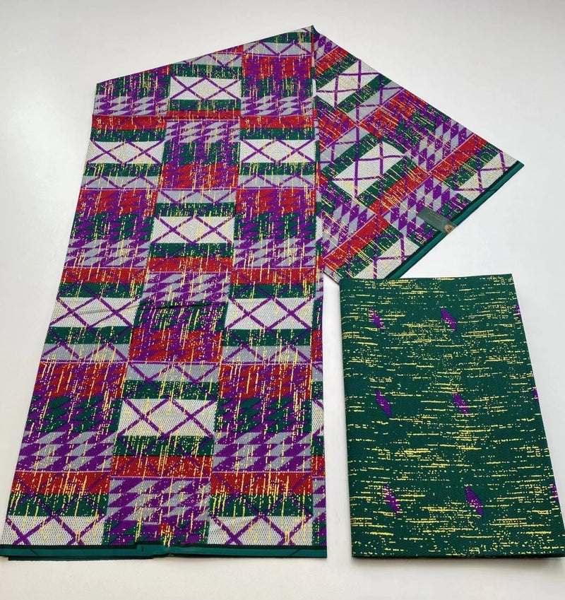 100% Cotton Nigeria Ankara Pagne Wax Fabric