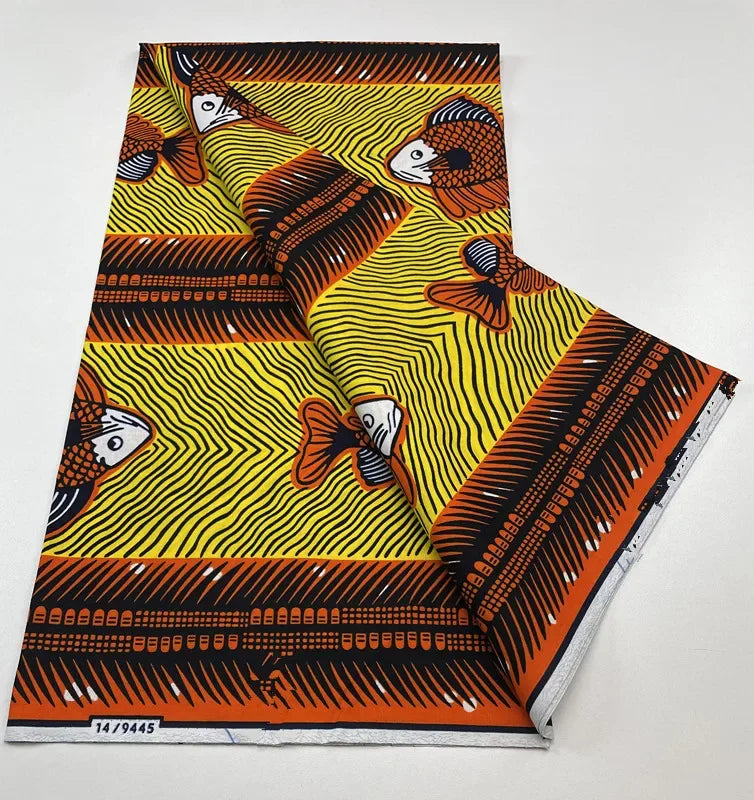 High Quality 100% Cotton Ghana Style Fabric