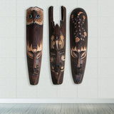 New Solid Wood Mask Wall Decoration