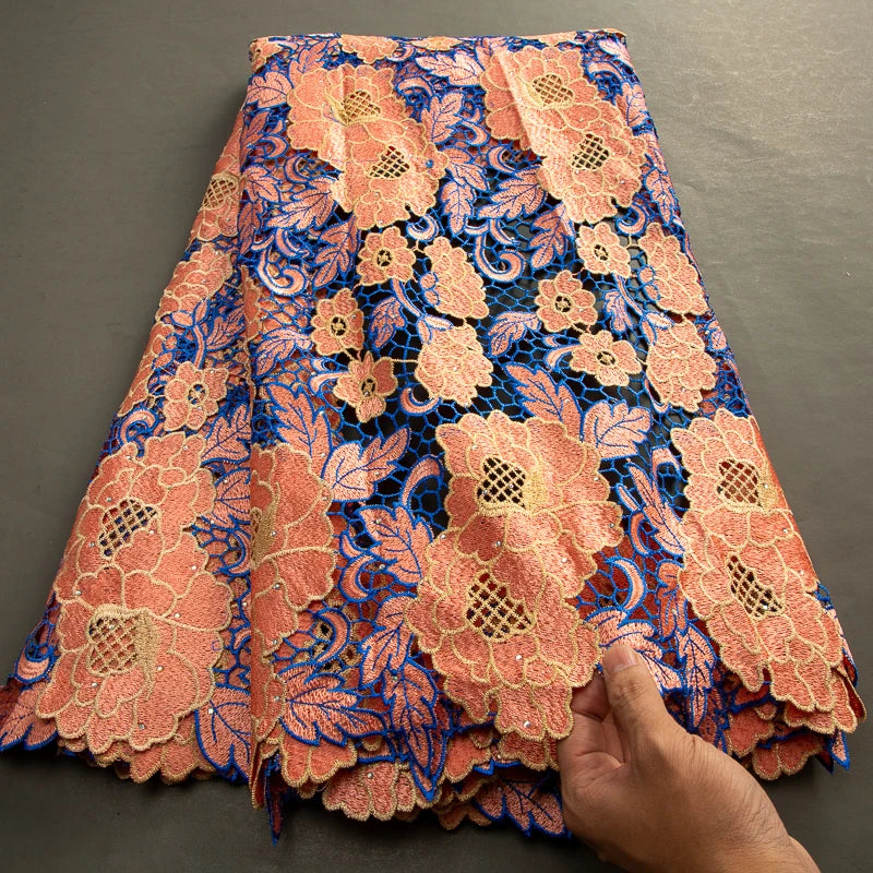 High Quality Water Soluble African Lace Fabric