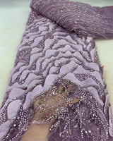 New Luxury Nigerian Sequins Lace Fabric