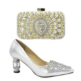 New Luxury Italian Shoes and Bags Matching Set