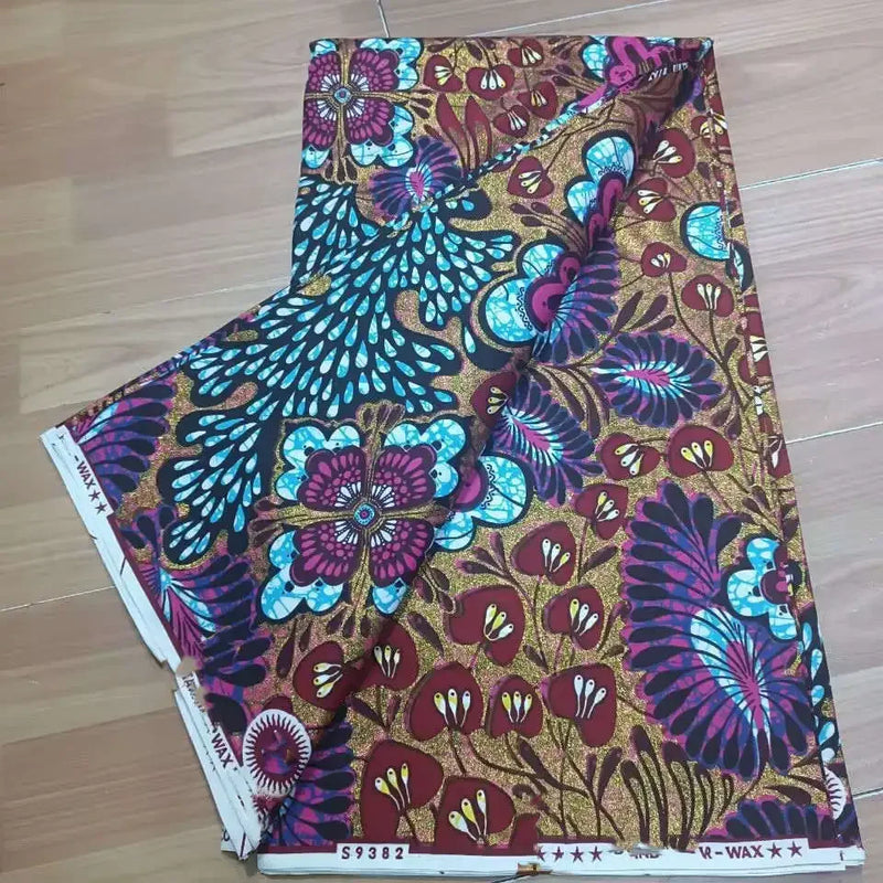 New Soft Cotton Veritable Real Wax Ankara Prints Batik Fabric