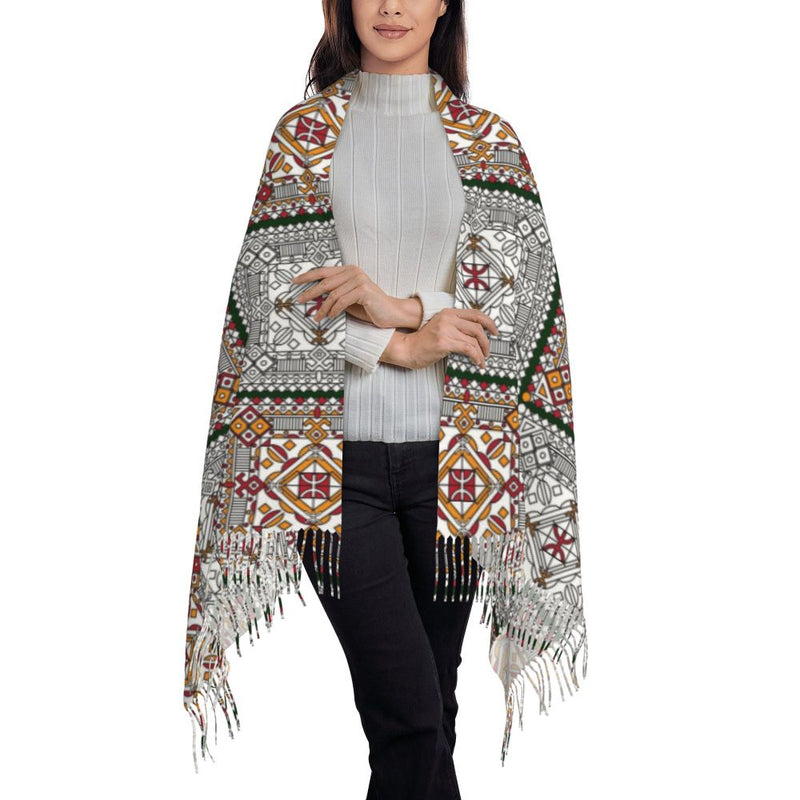 New Customized Printed Amazigh Kabyle Jewelry Scarf