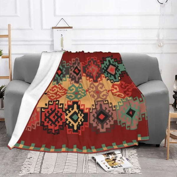 New Navajo Pattern Tribal Ethnic Blankets