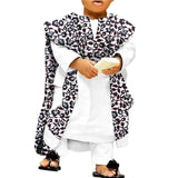 Kids Abaya Bazin Riche Shirt and Pants