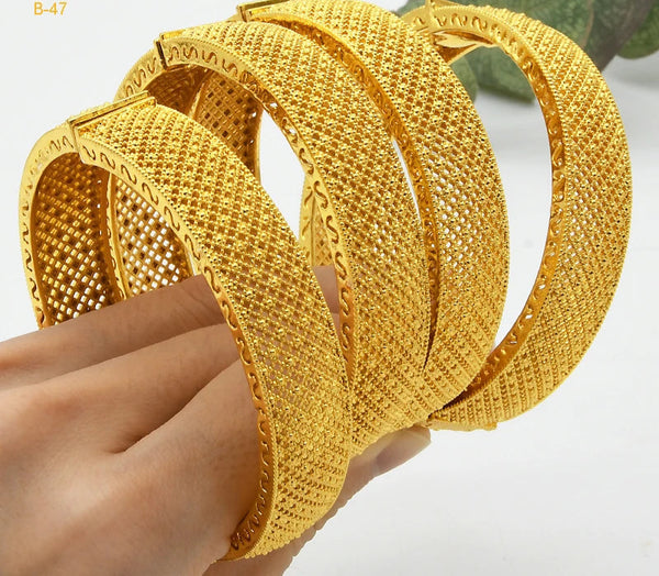 New Dubai Gold Color Bangles