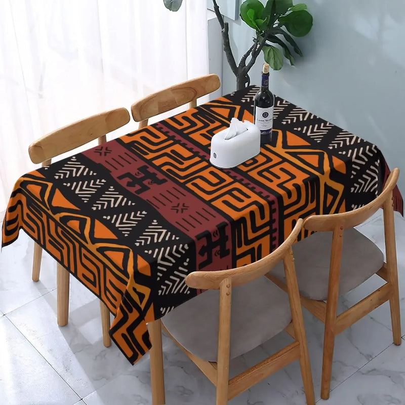 African Tribal Ethnic Rectangle Tablecloth