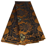 High Quality 3D Damask Embroidery Headtie Fabric