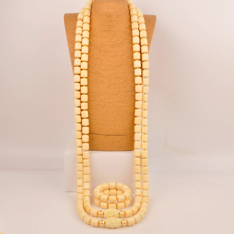 New Artificial Coral Bead Necklace Sets