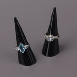 New Wholesale Clear Acrylic Riangle Conical Ring