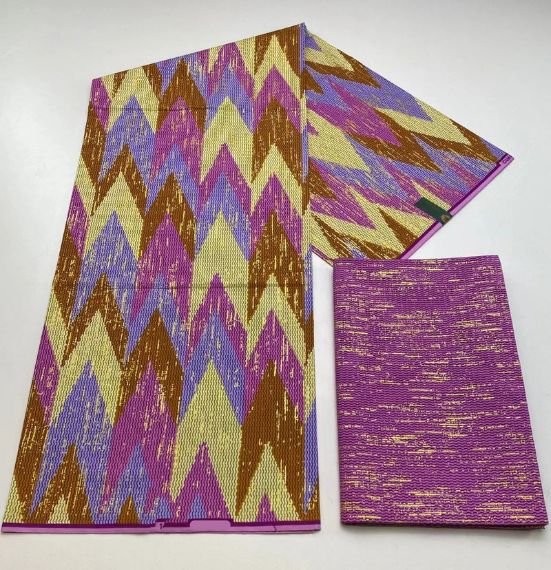 100% Cotton Nigeria Ankara Pagne Wax Fabric