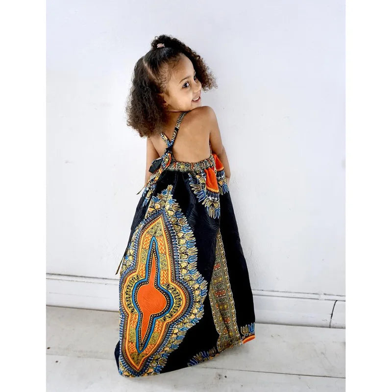 African Kids Fashion Dashiki Dress