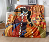 New Cartoon Africa Ethiopian Painting Art Blanket