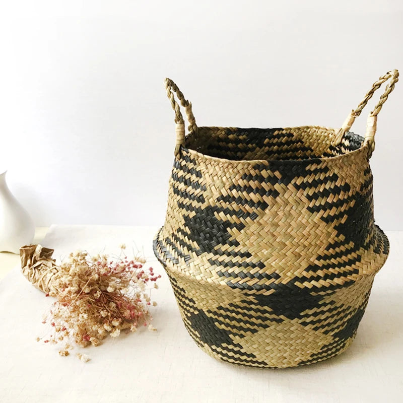 New Rattan Seagrass Plant Flower Pots