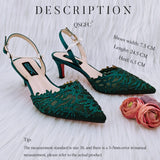 Rhinestone Decoration Ladies Party Shoes And Bag