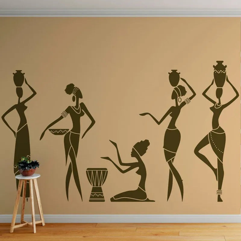 Woman Africa Decals Wall Art