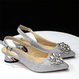 Women's Wedding and Party Luxury Ladies Shoes and Bag