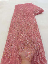 New Madison-Sequined Lace Fabric for Wedding Dress