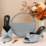 Italian Style Nigerian Women Shoe Matching Bag Set