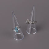 New Wholesale Clear Acrylic Riangle Conical Ring