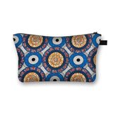 African Woman Print Cosmetic Bag