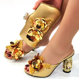 Wine Glass Heel Design Ladies Shoes Dual-Use Ladies Bags