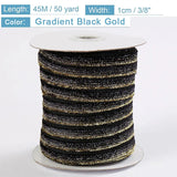 50Yards Metallic Glitter Velvet Ribbon