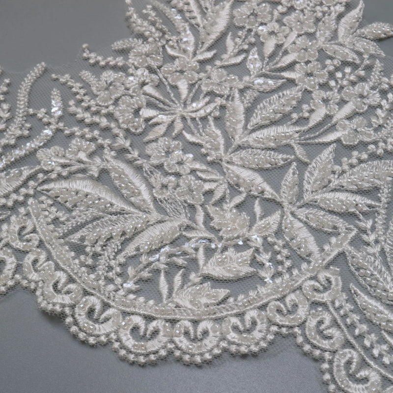 New luxury beaded embroidery lace